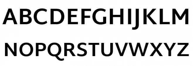 Martel Sans Bold Schriftart Groß