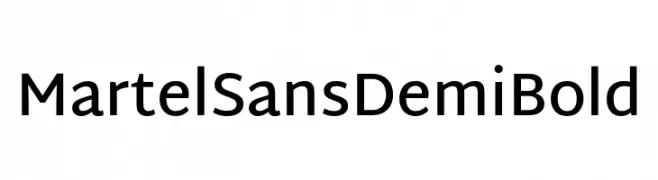 Martel Sans DemiBold  Fuentes Gratis Descargar
