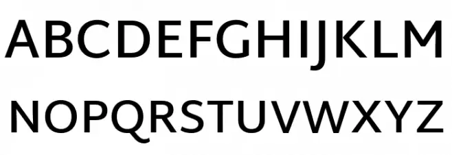 Martel Sans DemiBold Schriftart Groß