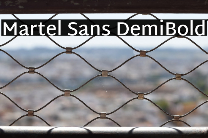 Martel Sans DemiBold Example 1