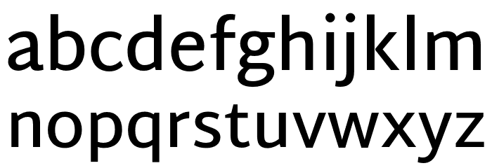 Martel Sans DemiBold Font LOWERCASE