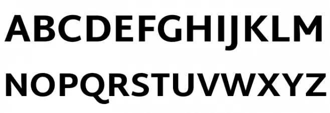 Martel Sans ExtraBold 字体 大写