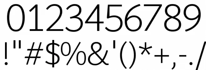 Martel Sans ExtraLight Font OTHER CHARS