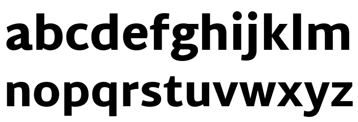 Martel Sans Heavy Font LOWERCASE