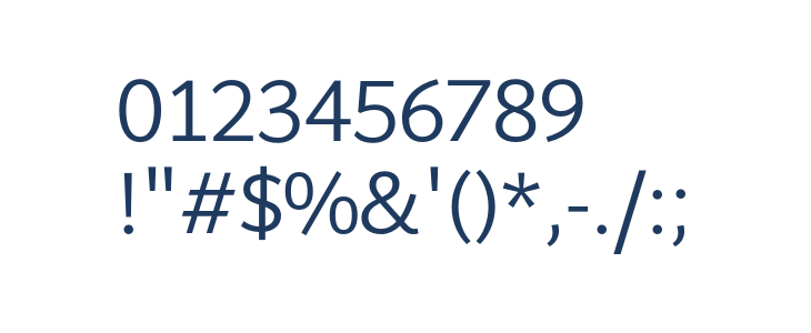 Martel Sans Light Other Characters