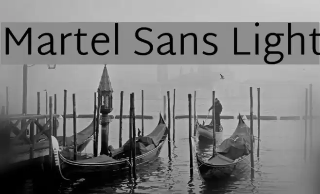 Martel Sans Light examples