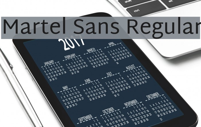 Martel Sans Regular Font examples