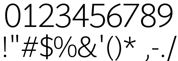 Martel Sans UltraLight Font OTHER CHARS