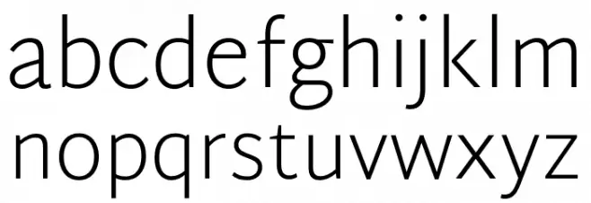 Martel Sans UltraLight Schriftart Kleinbuchstaben