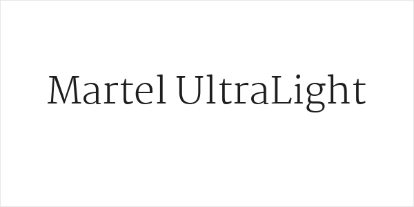 Martel UltraLight Logo