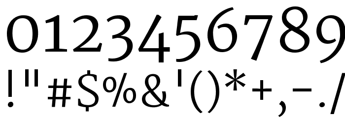 Martel Font OTHER CHARS