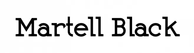 Martell Black  Frei Schriftart Herunterladen