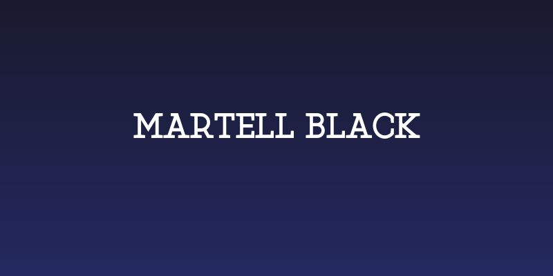 Martell Black Social Header