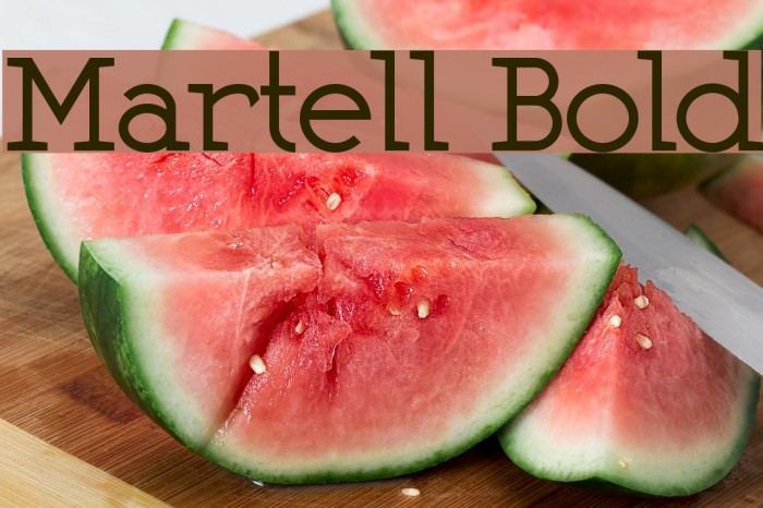 Martell Bold Example 1