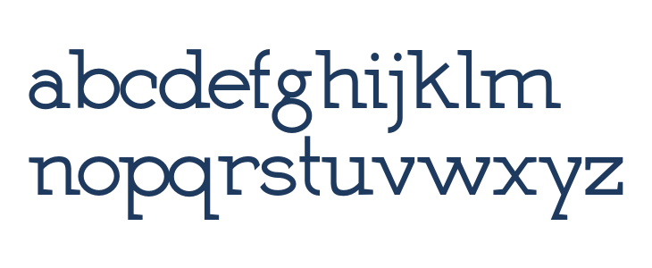 Martell Bold Lowercase