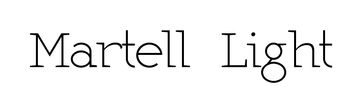 Martell Light Font