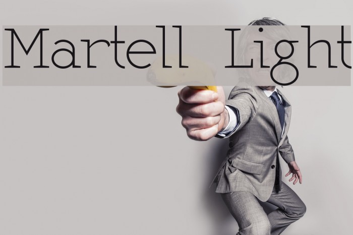 Martell Light Font examples