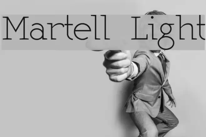 Martell  Light Font examples