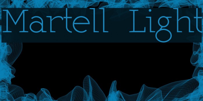 Martell Light Font examples