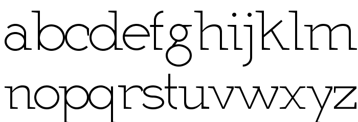 Martell Light Font LOWERCASE