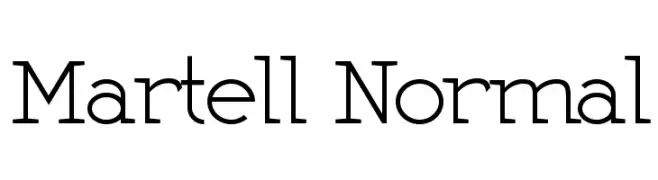 Martell Normal  Frei Schriftart Herunterladen