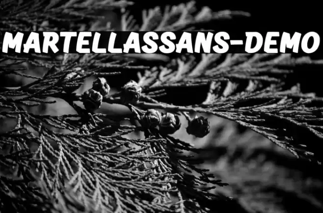 MartellasSans-Demo Font examples
