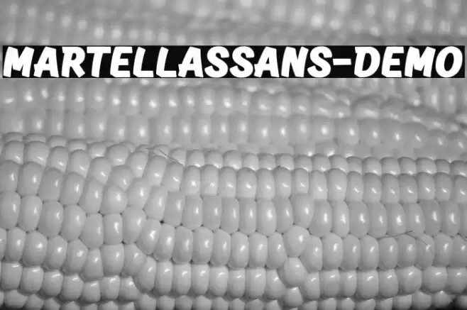 MartellasSans-Demo Font examples