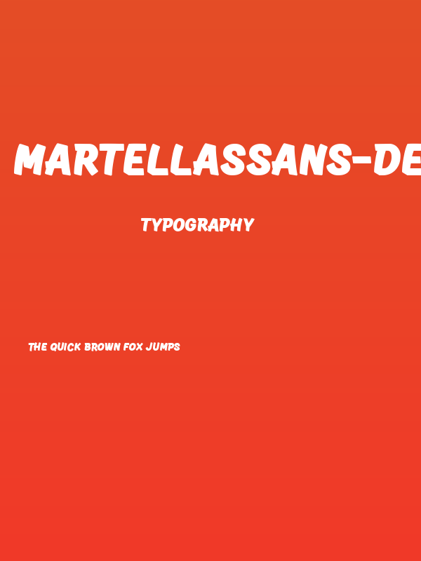 MartellasSans-Demo Poster