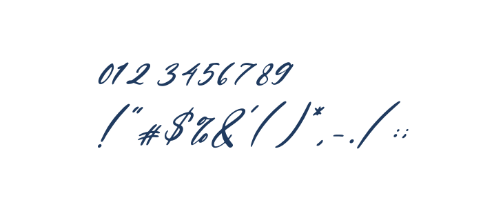 Marthalica Italic Other Characters