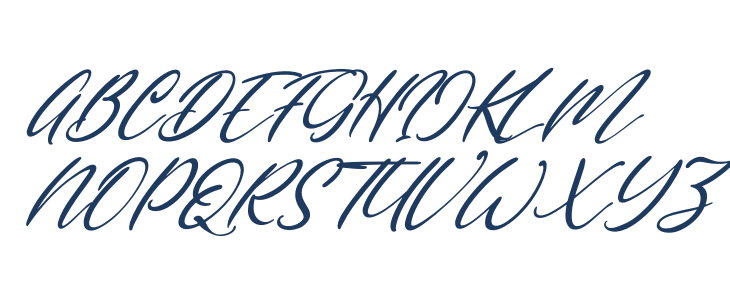 Marthalica Italic Uppercase