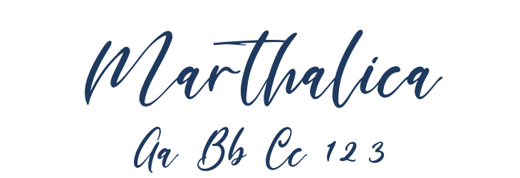 Marthalica Font Preview