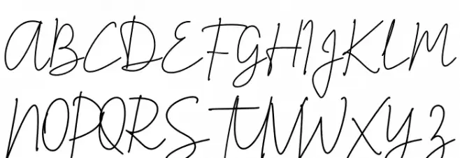 Marthane Schriftart Groß
