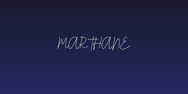 Marthane Social Header