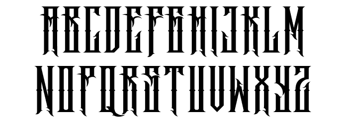 Marthapura Font UPPERCASE