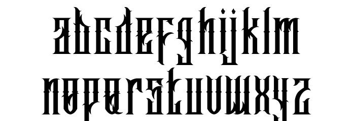 Marthapura Font LOWERCASE