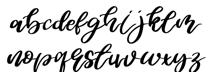 Marthena Swans Font LOWERCASE