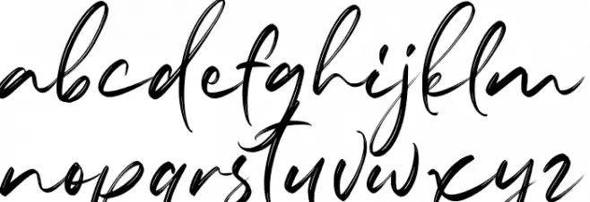 Marthiline फ़ॉन्ट लोअरकेस