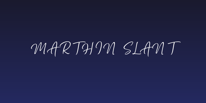 Marthin Slant Social Header