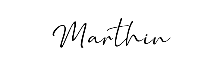 Marthin  フリーフォントのダウンロード
