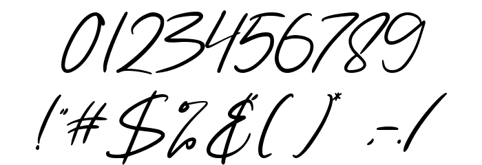 Marthina Font OTHER CHARS