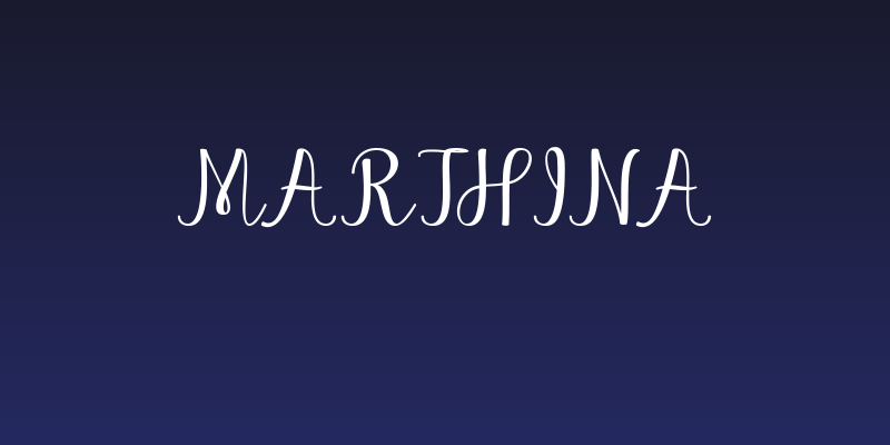 Marthina Social Header