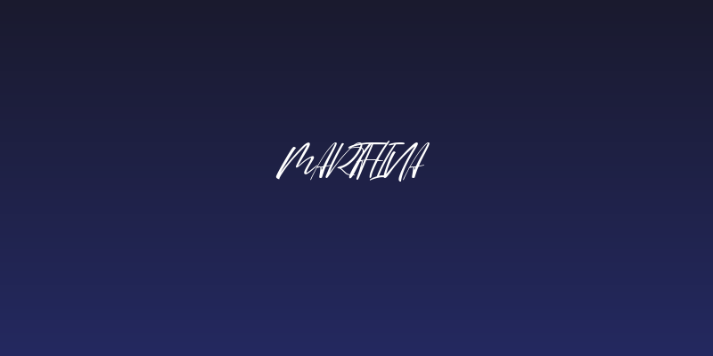 Marthina Social Header