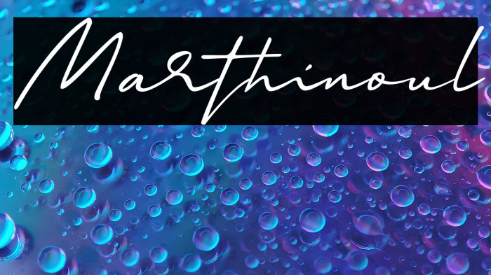 Marthinoul Example 2