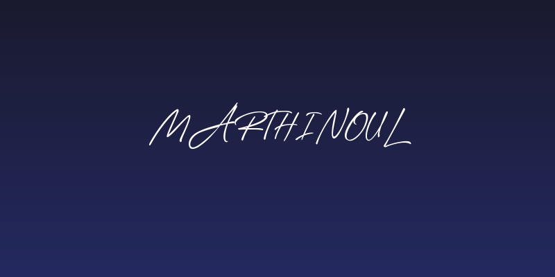 Marthinoul Social Header