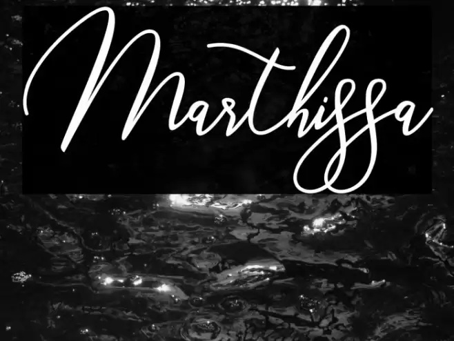 Marthissa Font examples
