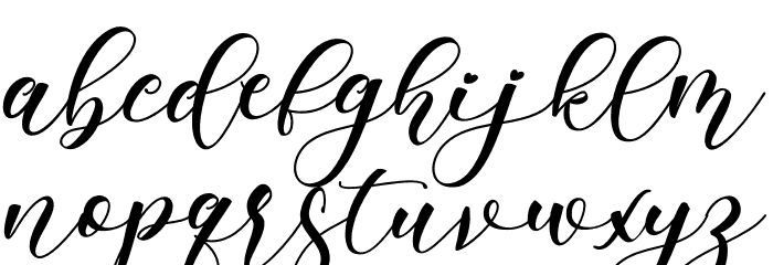 Marthiya Font LOWERCASE