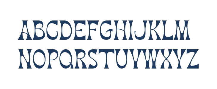 Marthy Regular Uppercase