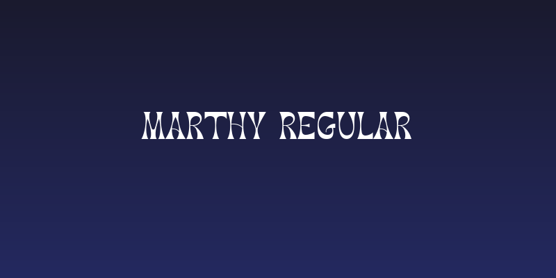Marthy Regular Social Header