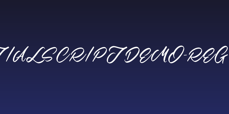 MartialScriptDEMO-Regular Social Header