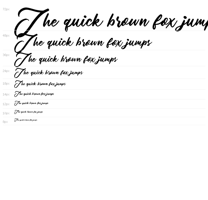 MartialScriptDEMO-Regular Waterfall